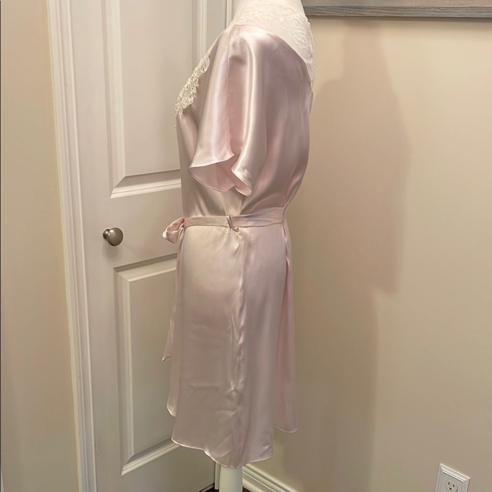 Linea Donatella Pink Sequin Robe Large - Picture 9 of 16